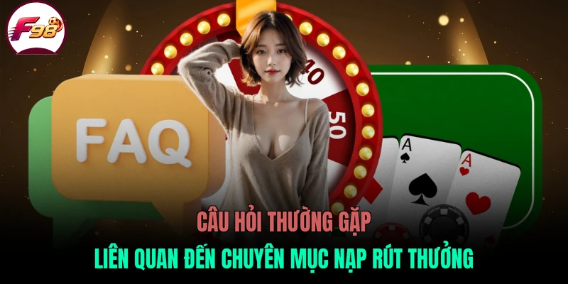 Câu hỏi thường gặp liên quan đến chuyên mục nạp rút thưởng