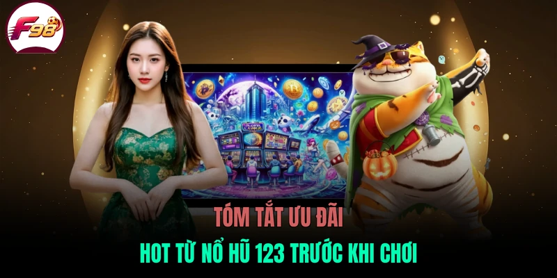 Tóm tắt ưu đãi hot từ nổ hũ 123 trước khi chơi